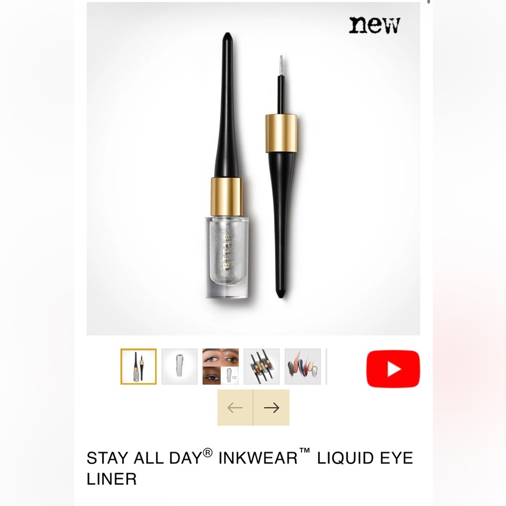 STILA InkWear Liquid Eyeliner - Silver